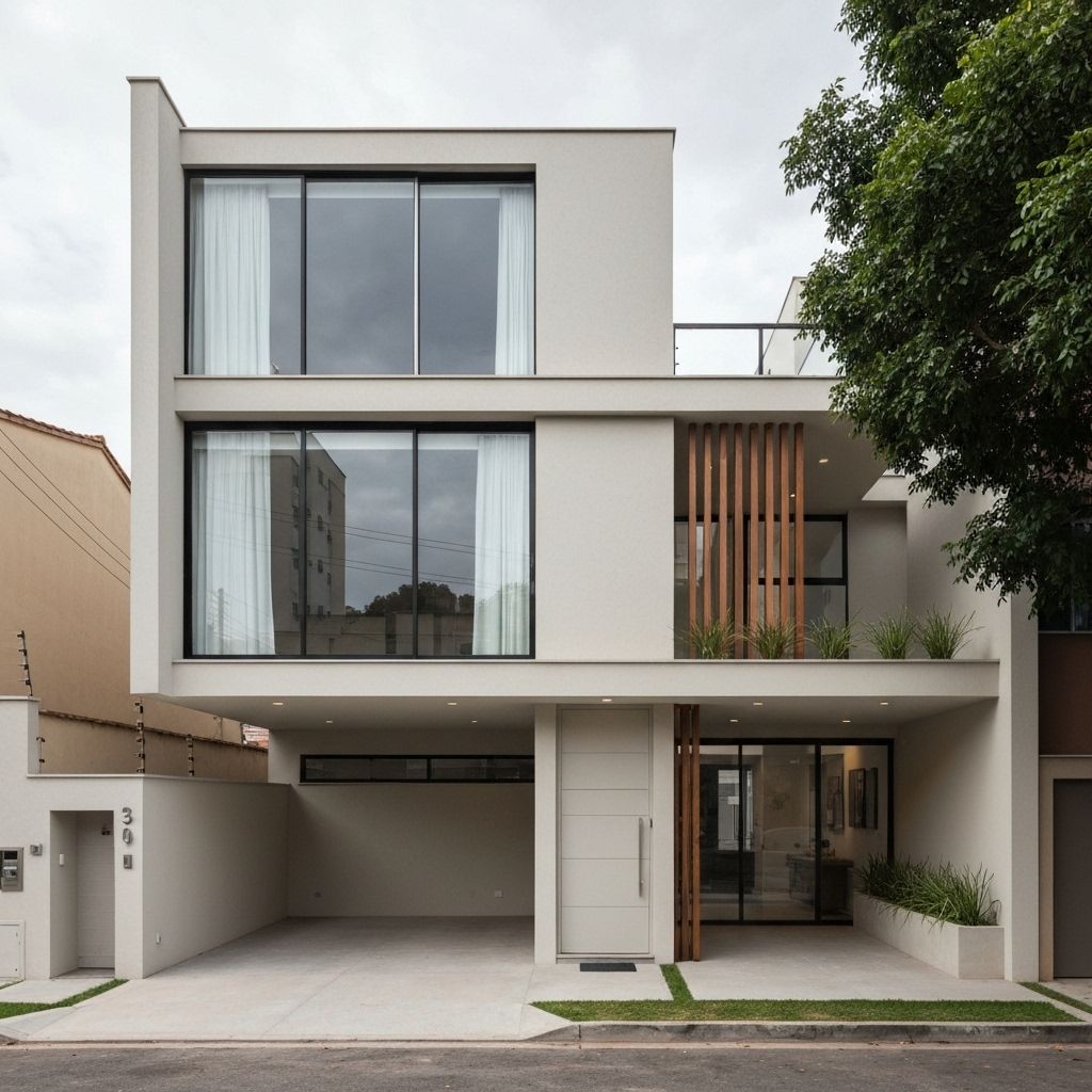 Casa urbana brasileira moderna